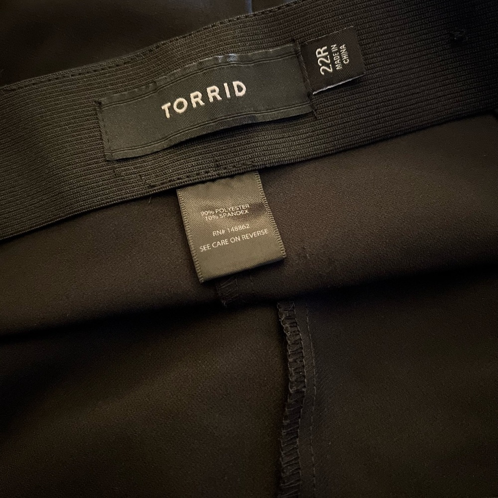 Torrid wide leg high waste sailor style pants